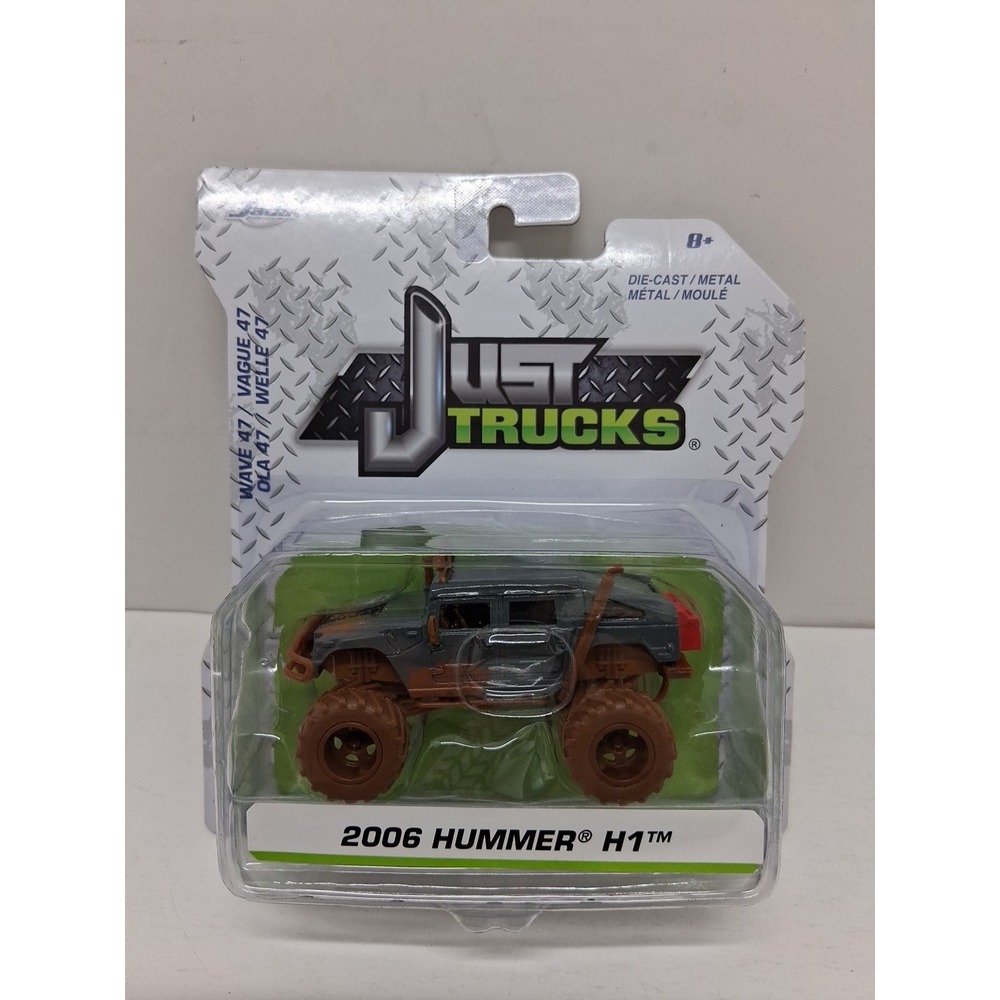 JADA 2021 1/64 DIE CAST JUST TRUCKS MUDDY GREY 2006 HUMMER H1 WAVE 31 NEW! HTF!